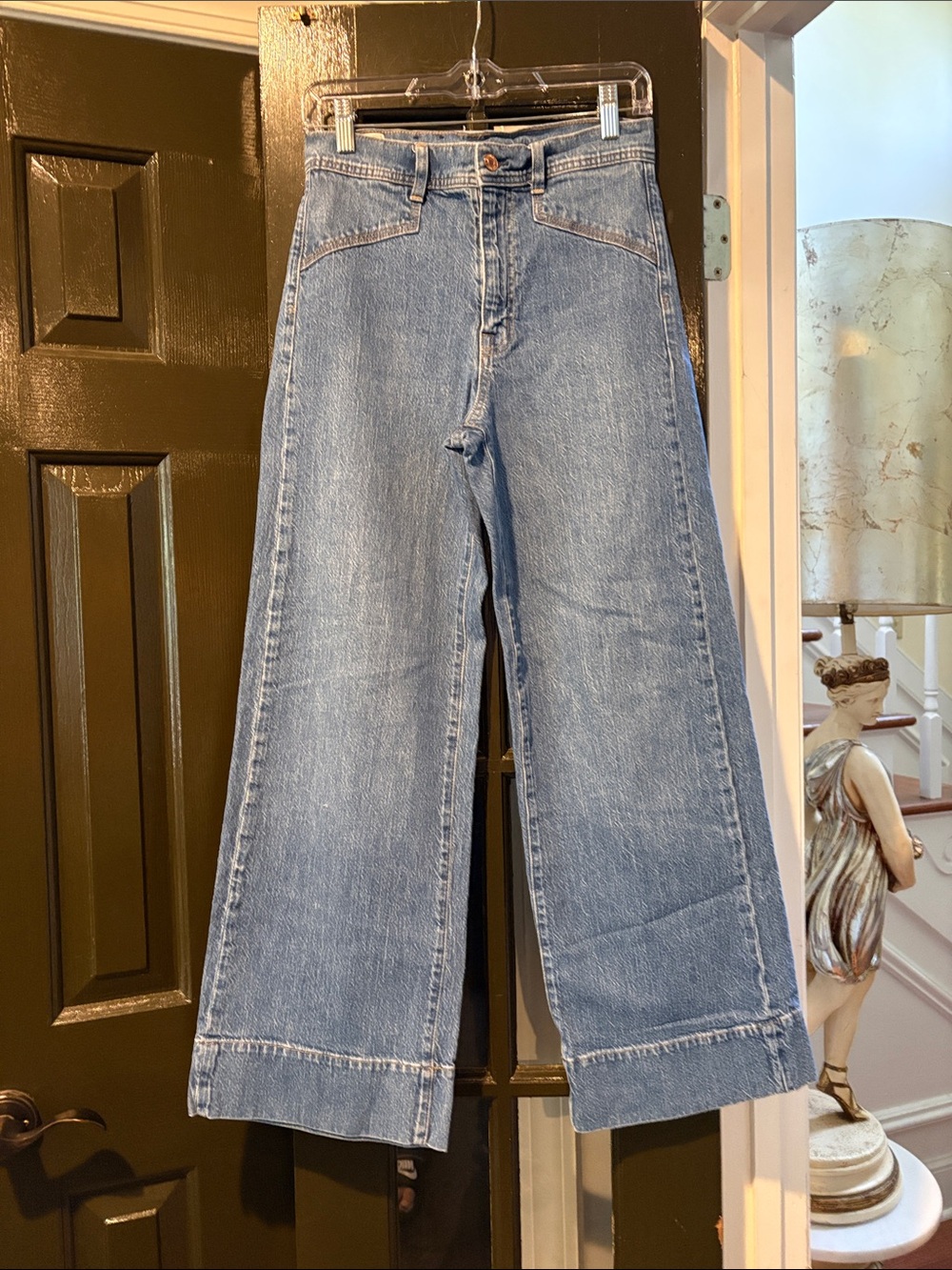 GAP Light Blue Wide Leg High-Waist Jeans